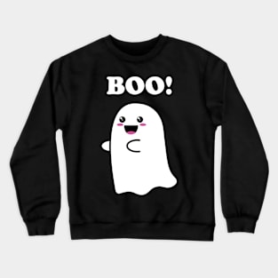 Cute Boo Ghost Crewneck Sweatshirt